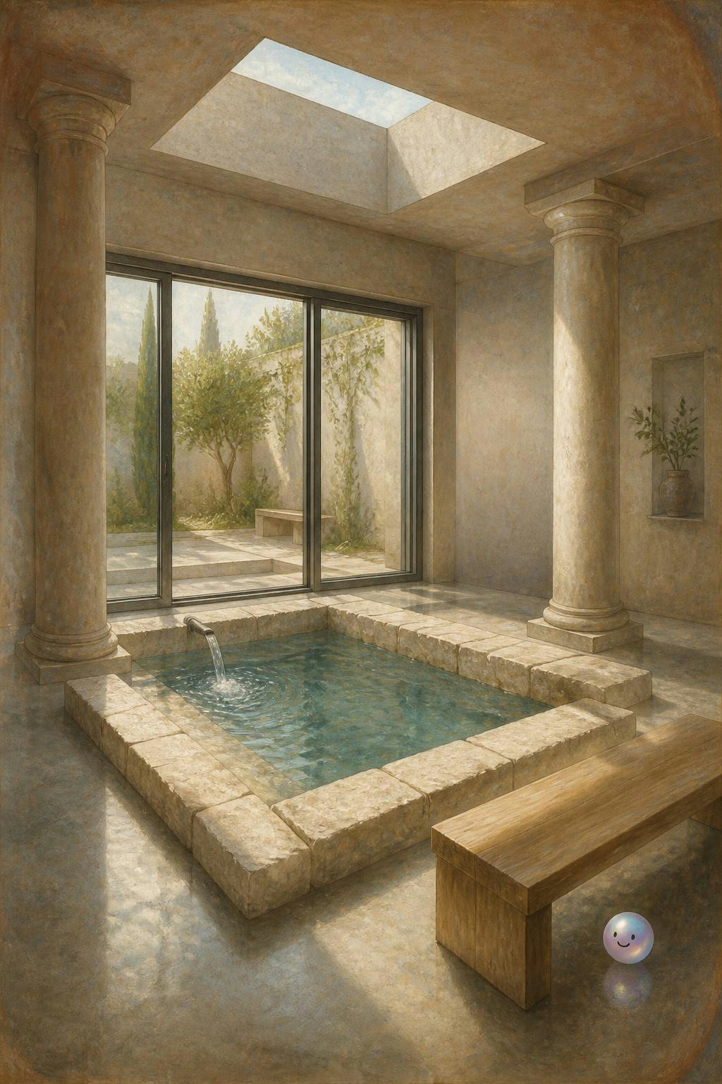El antiguo frigidarium romano inspira la tecnología de recuperación fría en los hogares modernos.