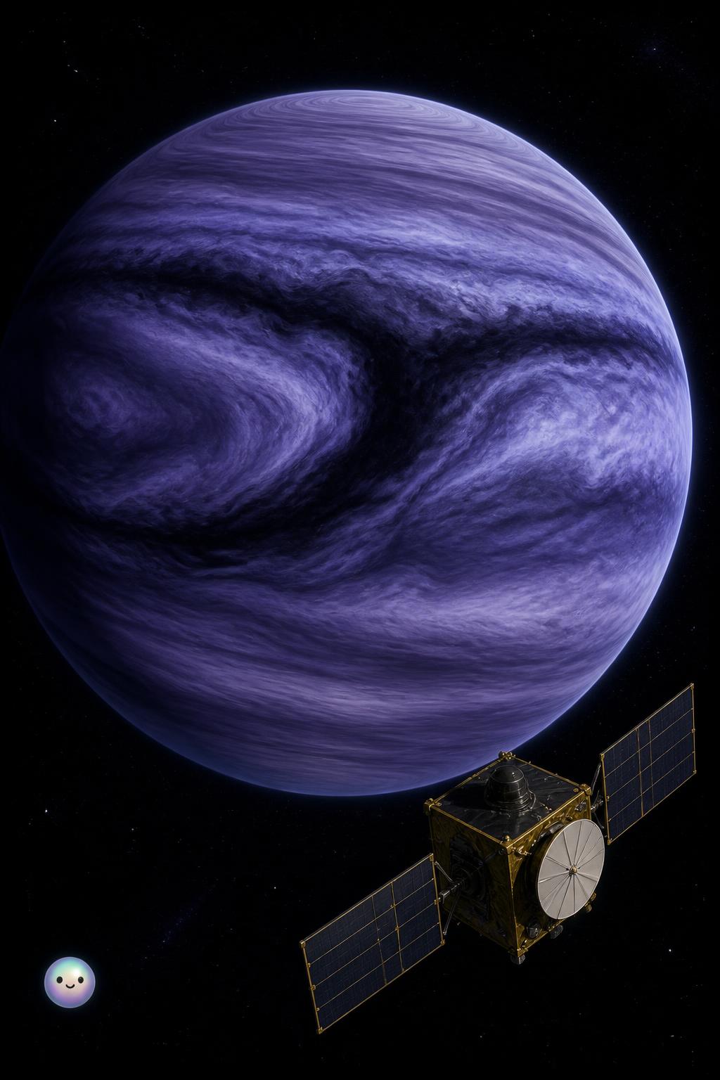 La lumière ultraviolette révèle les mystérieux nuages sombres de dioxyde de soufre sur Vénus.