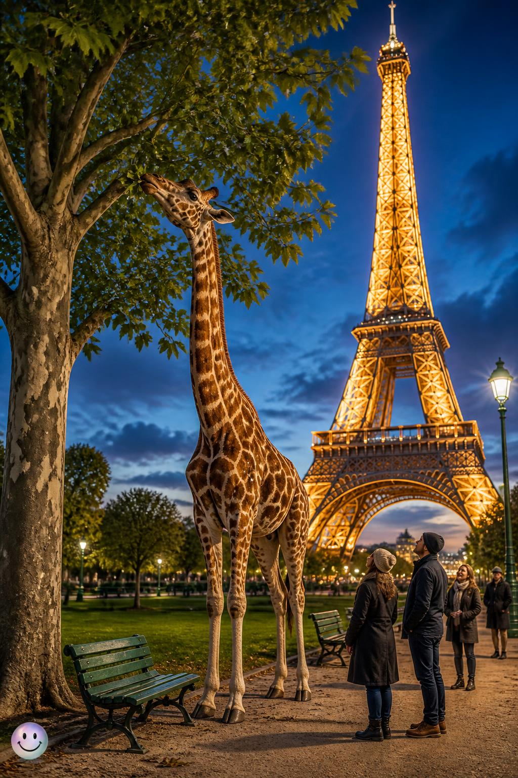 Paris became obsessed with a real giraffe named Zarafa after her arrival in 1827.