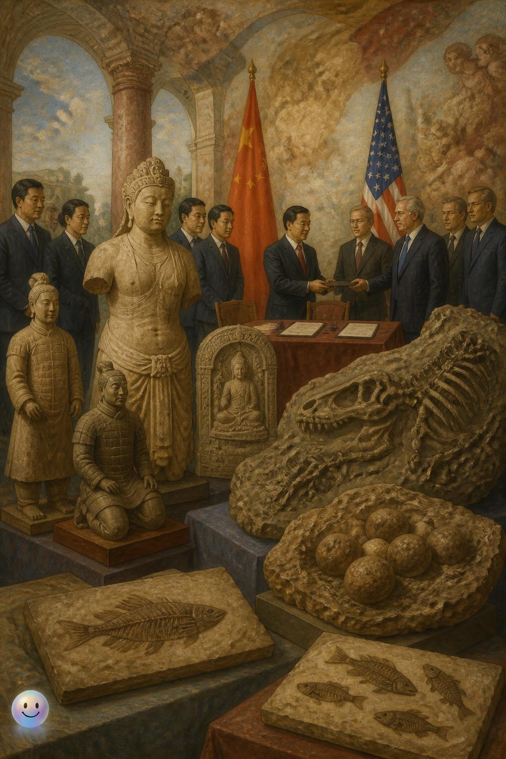 Gli Stati Uniti restituiscono alla Cina preziosi fossili di dinosauro e manufatti storici millenari