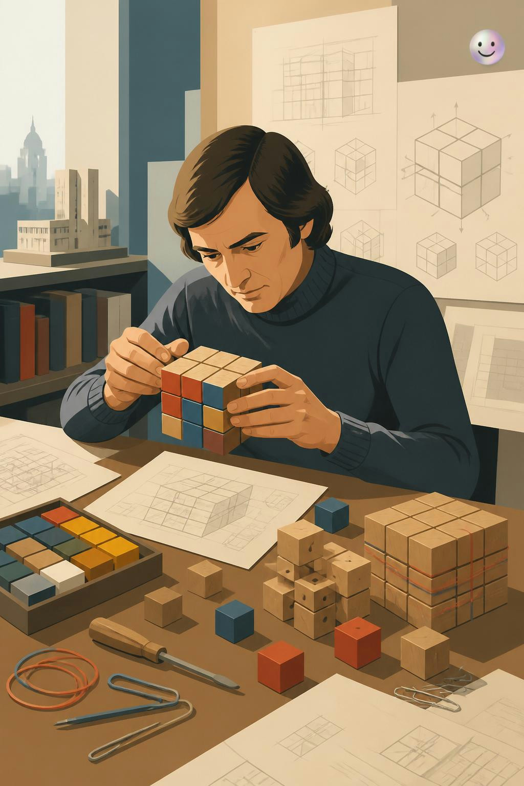 The inventor actually got lost in his own 3D creation for an entire month.