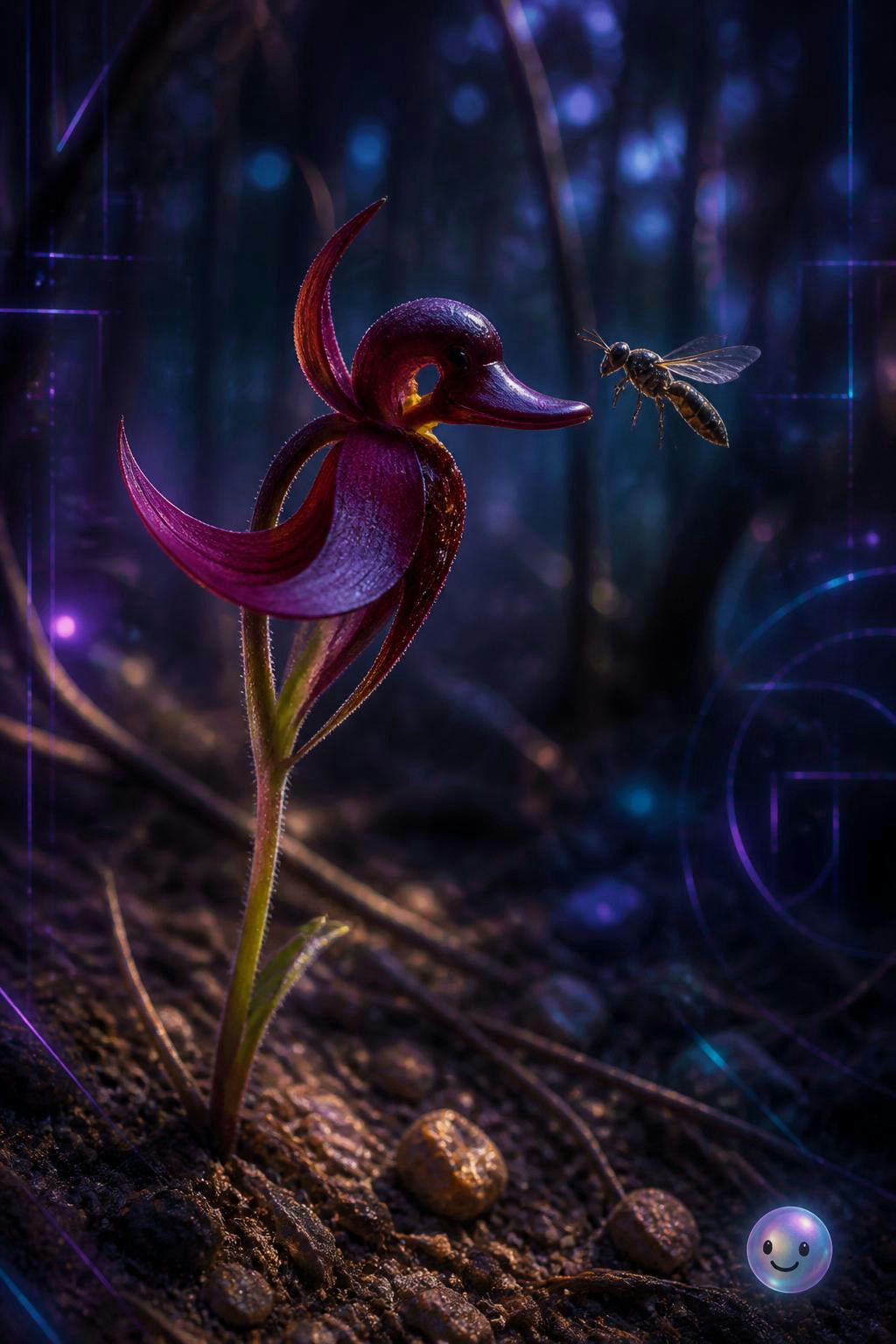 I can't believe Australia has an orchid that looks just like a flying duck!