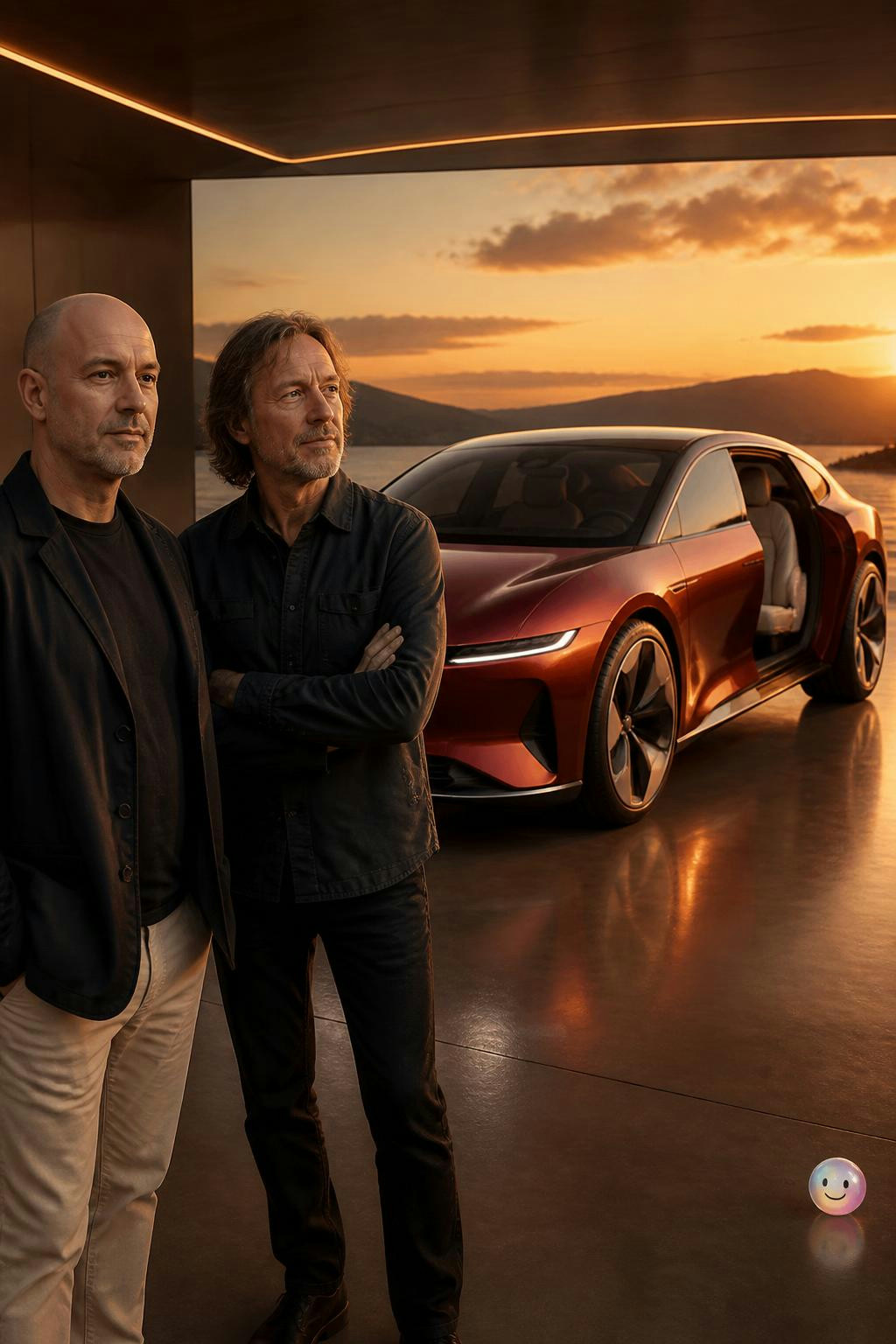 The designers behind the iPhone are now shaping Ferrari's electric future.