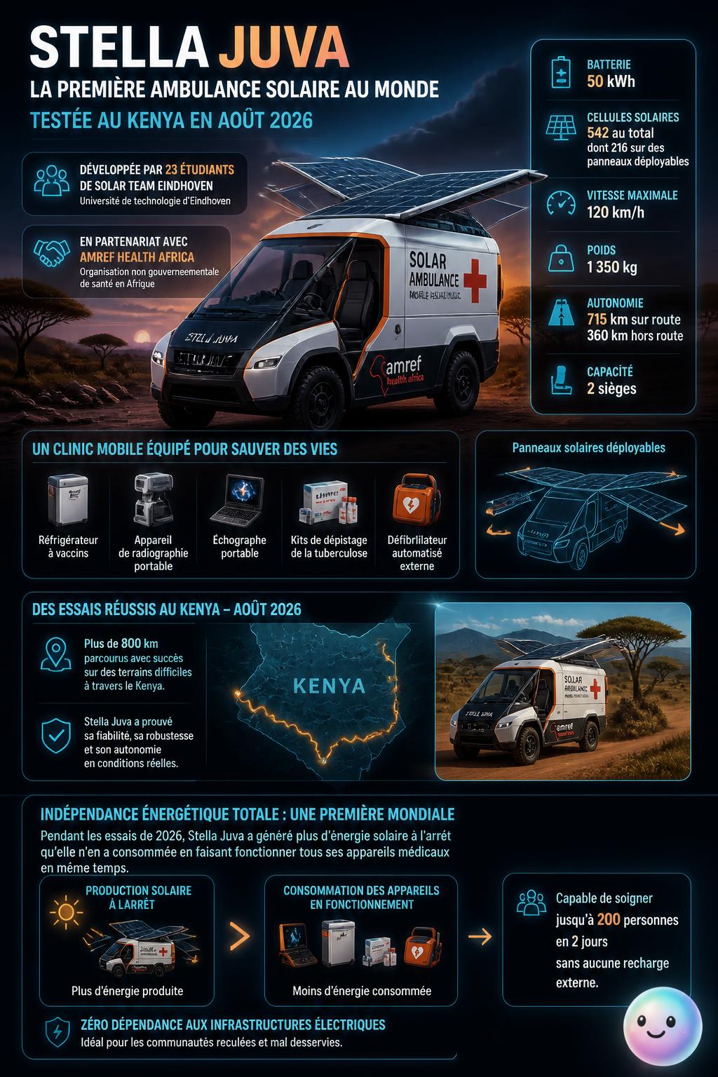 L'ambulance du futur roule au soleil !