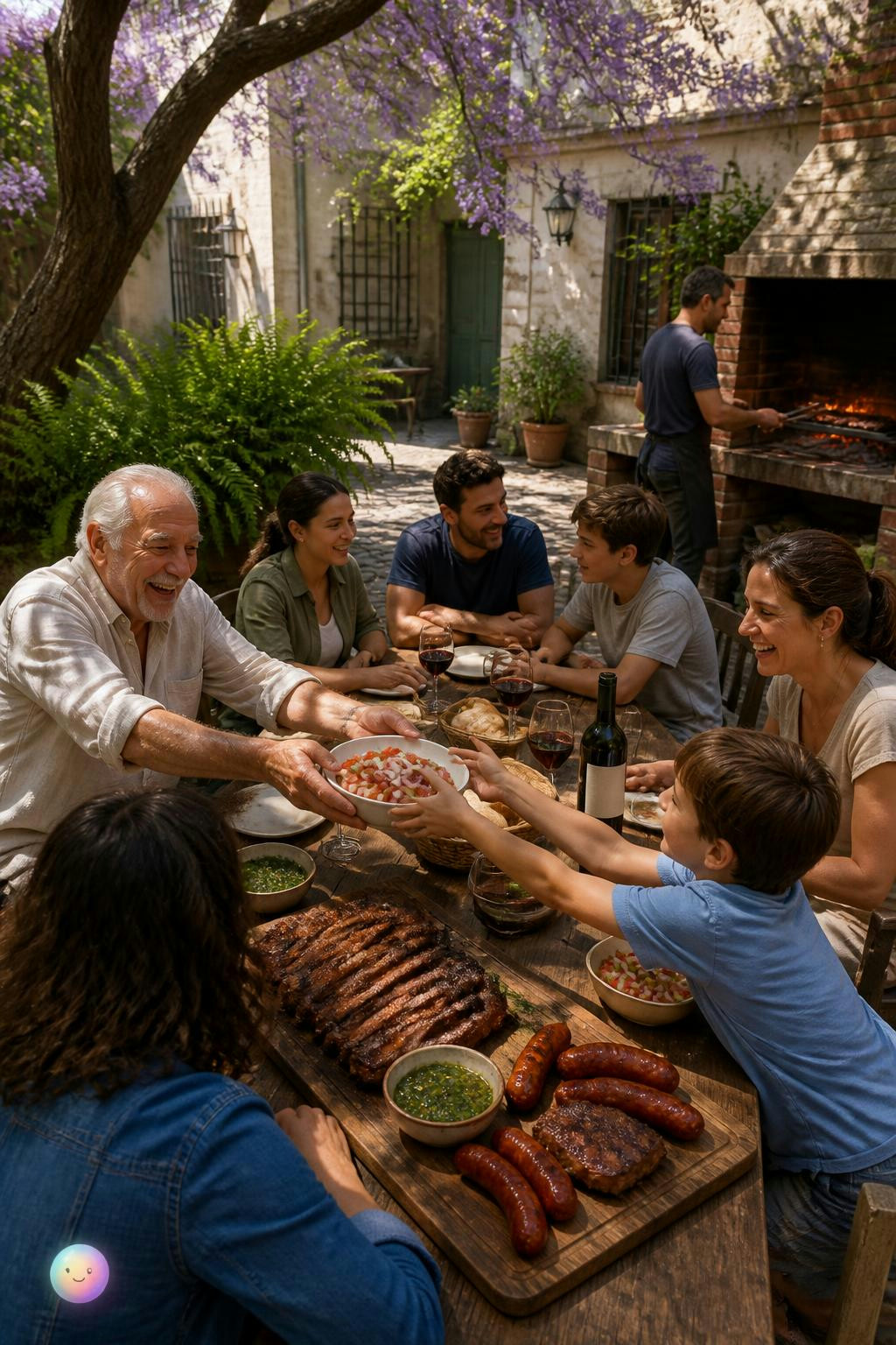Our heart rates naturally synchronize with our family members when we gather together.