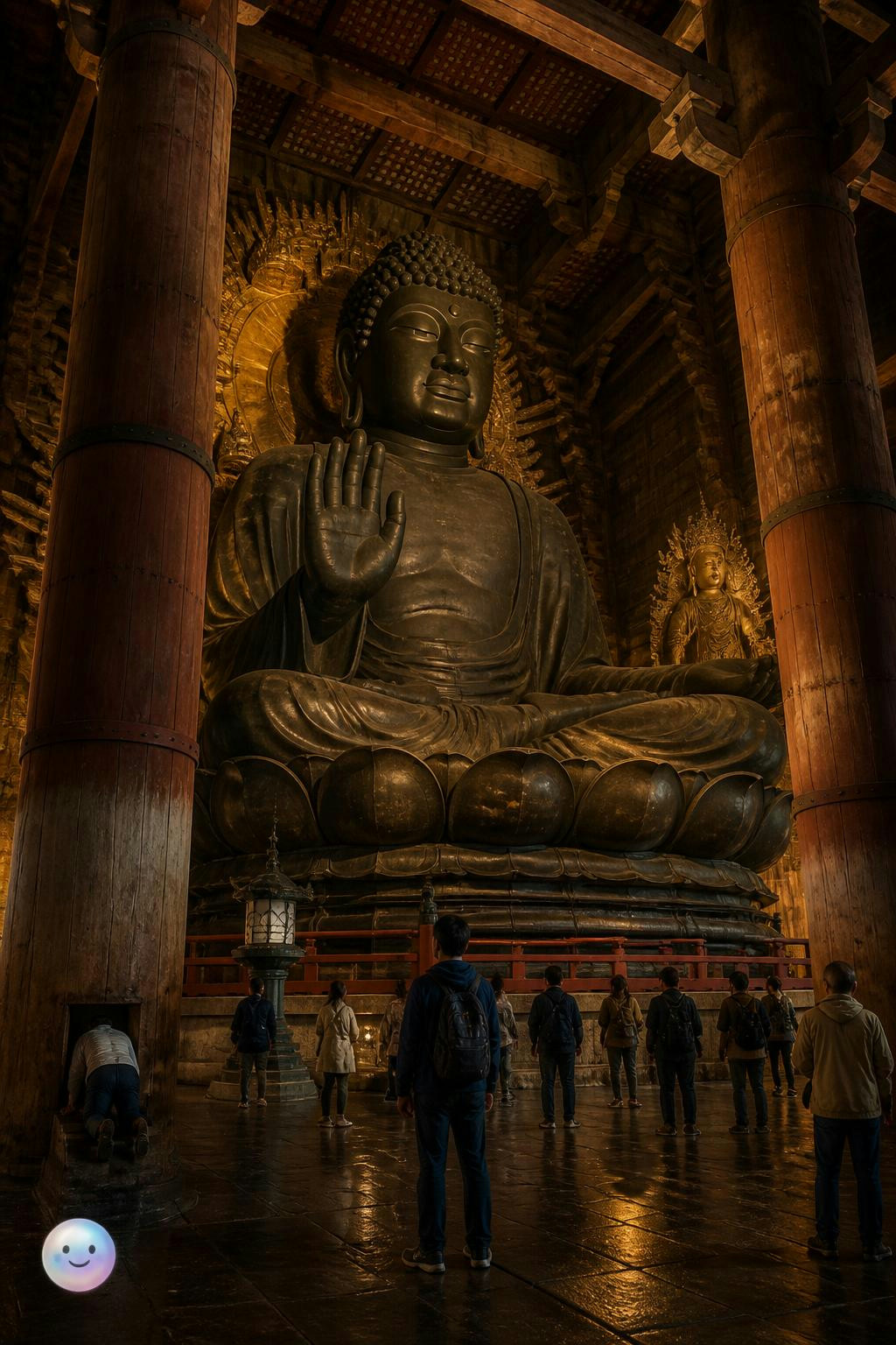 Just found out the giant Buddha in Nara has ears that are 2.5 meters long!