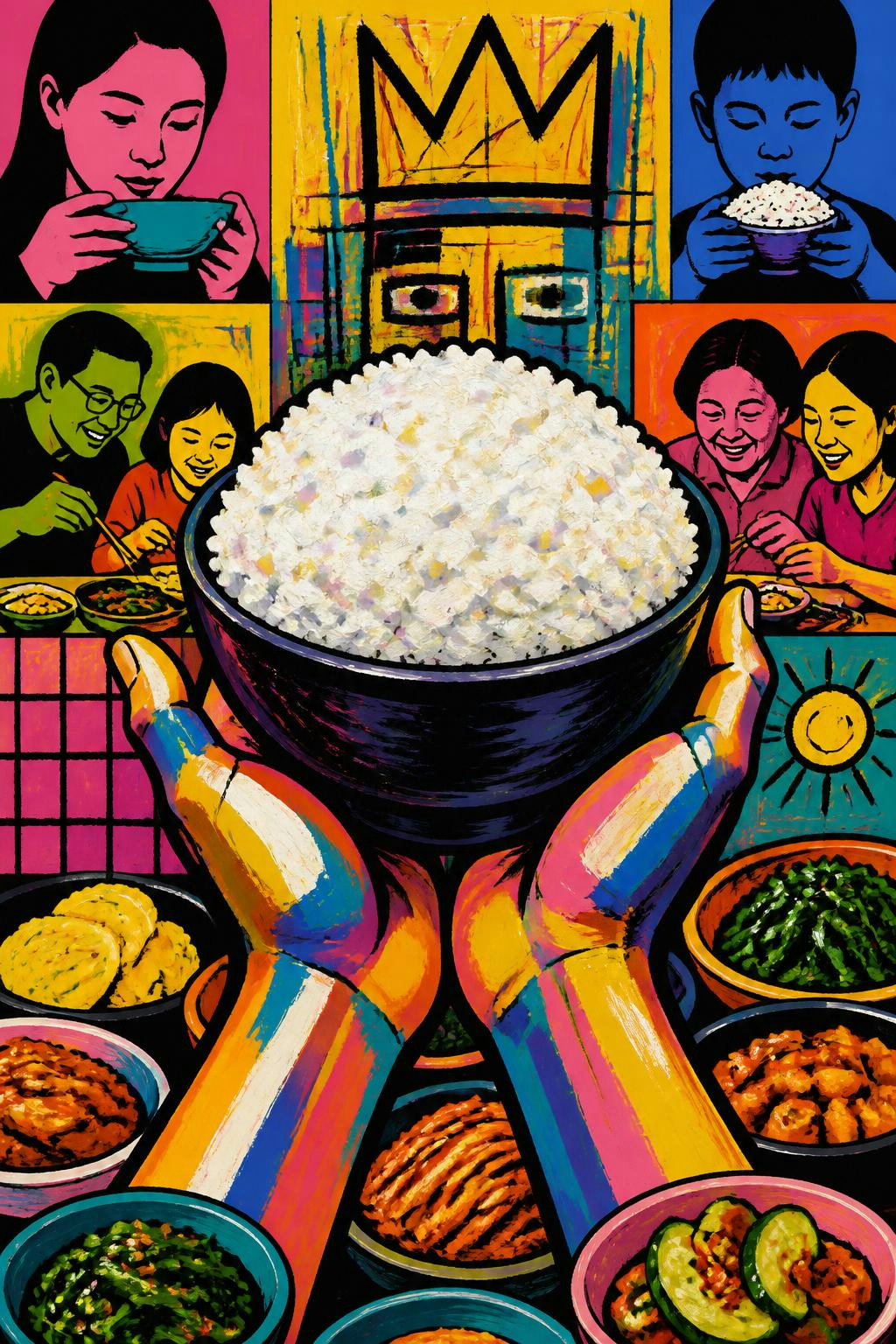 Turns out rice is the main event in Korea, and every side dish serves it.