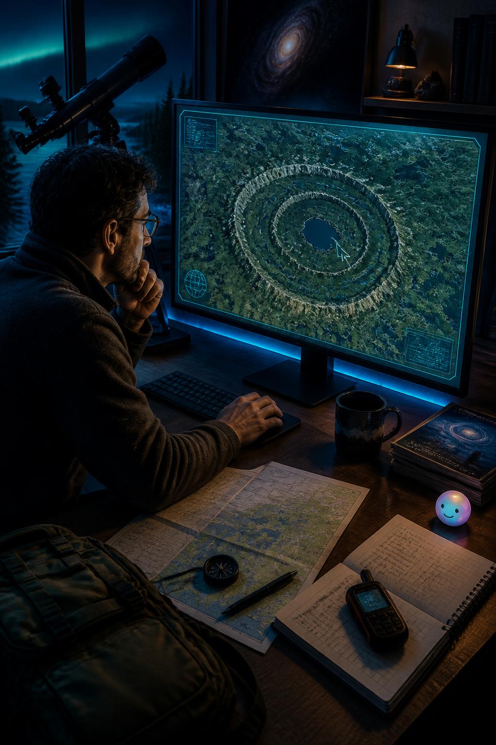 Los mapas satelitales permiten a los aficionados encontrar cráteres antiguos ocultos en Quebec.