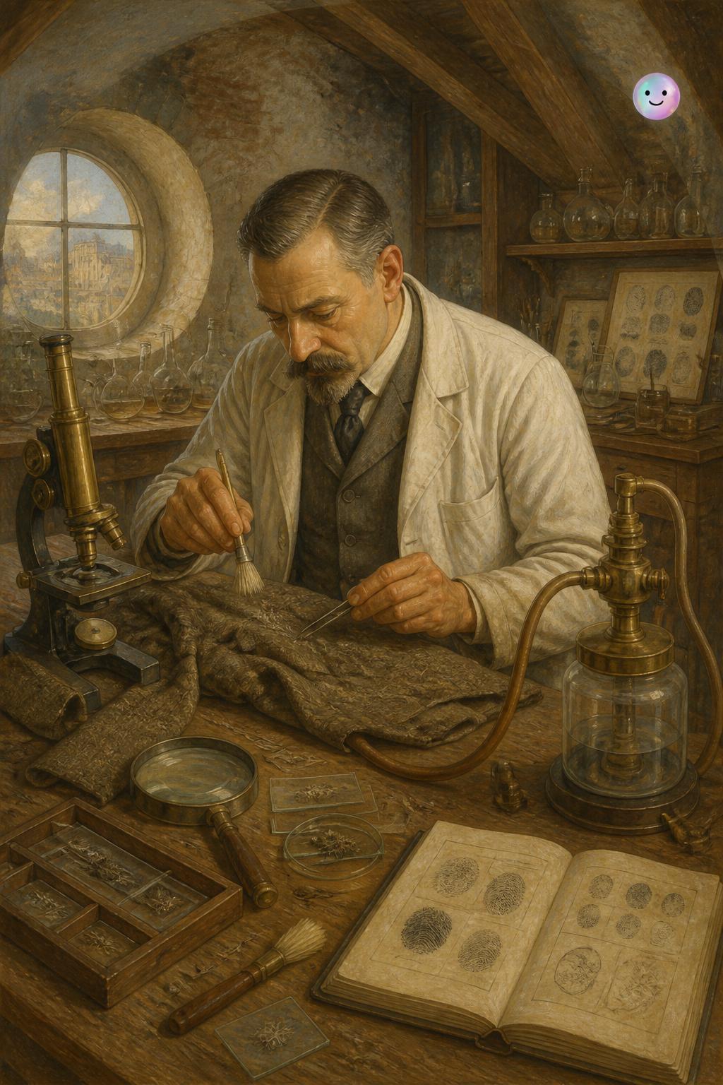 We swap microscopic clues with literally everything we touch.