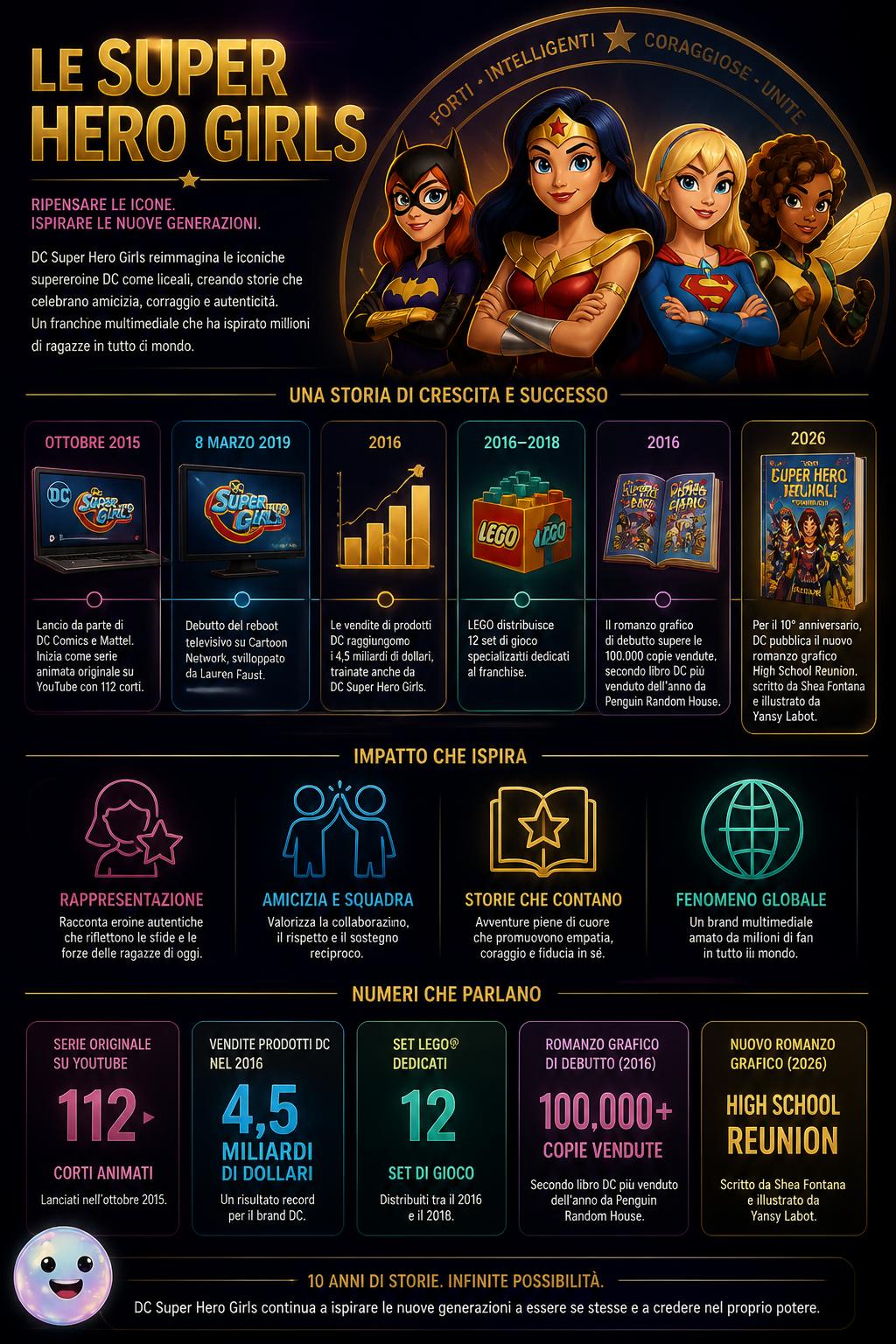 Le leggendarie supereroine DC hanno condiviso l'incredibile esperienza di frequentare la scuola superiore insieme