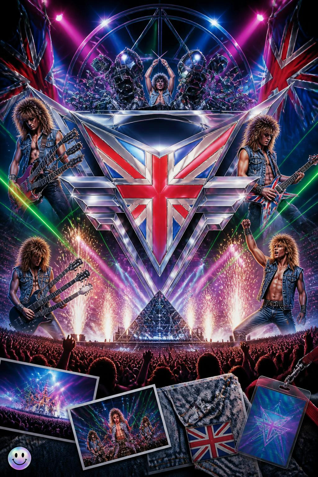 Un simple tachón a mano transformó el logo de Deaf Leopard en Def Leppard.