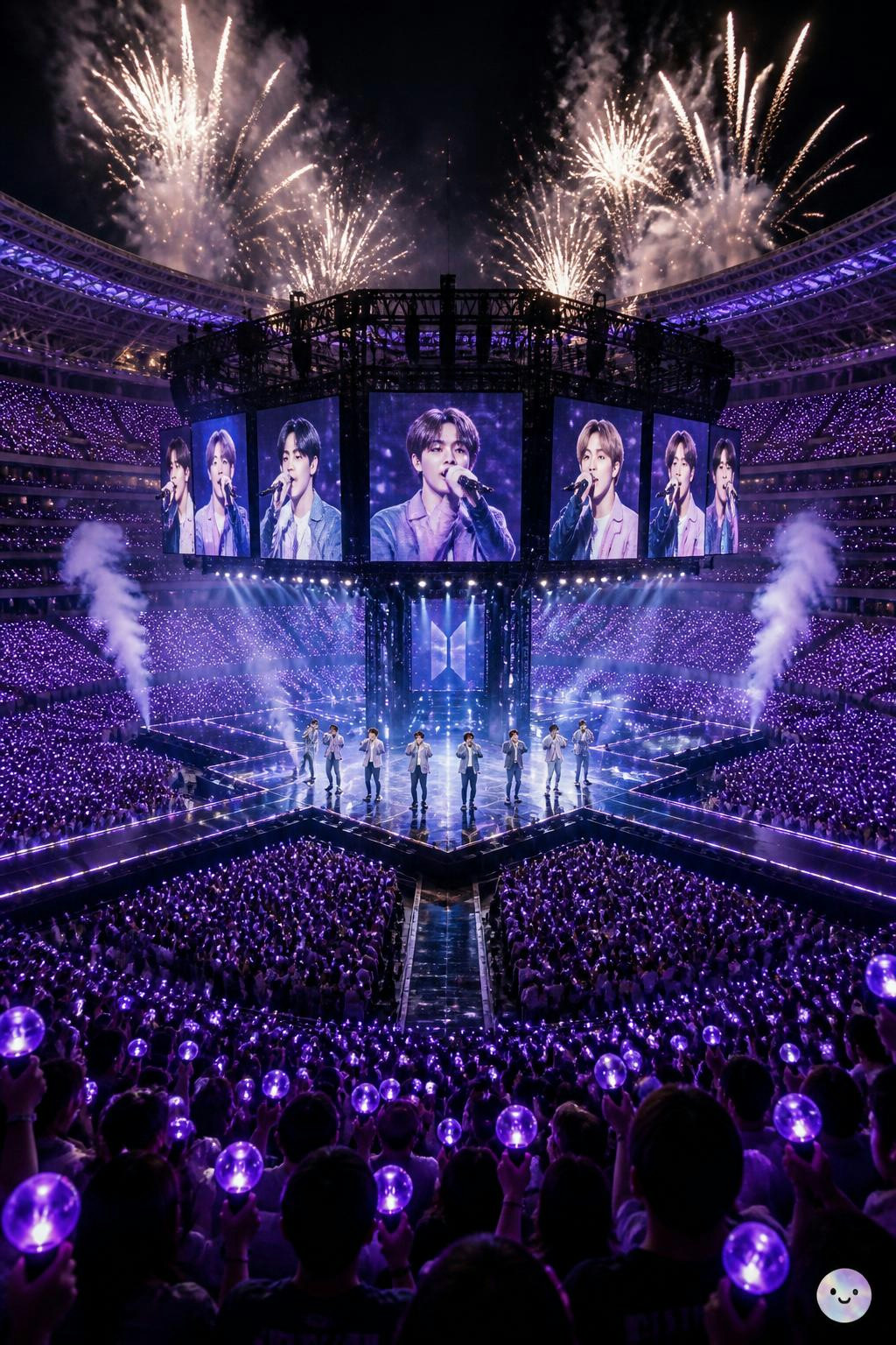 Qué increíble cómo BTS borra la distancia con sus fans sobre el escenario.