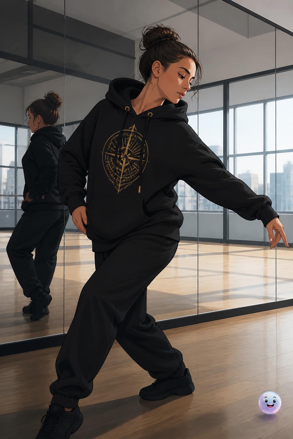 This limited edition Black Force hoodie uses a special fabric weave that absorbs light.