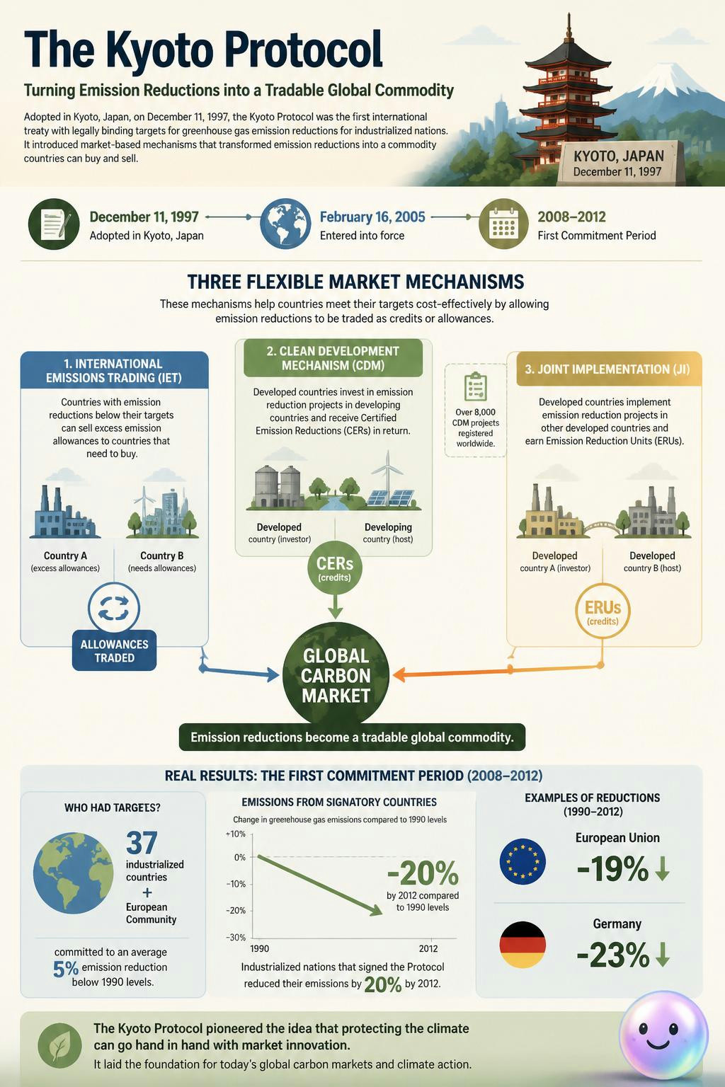 We've been trading invisible emission reductions like stocks since 1997.