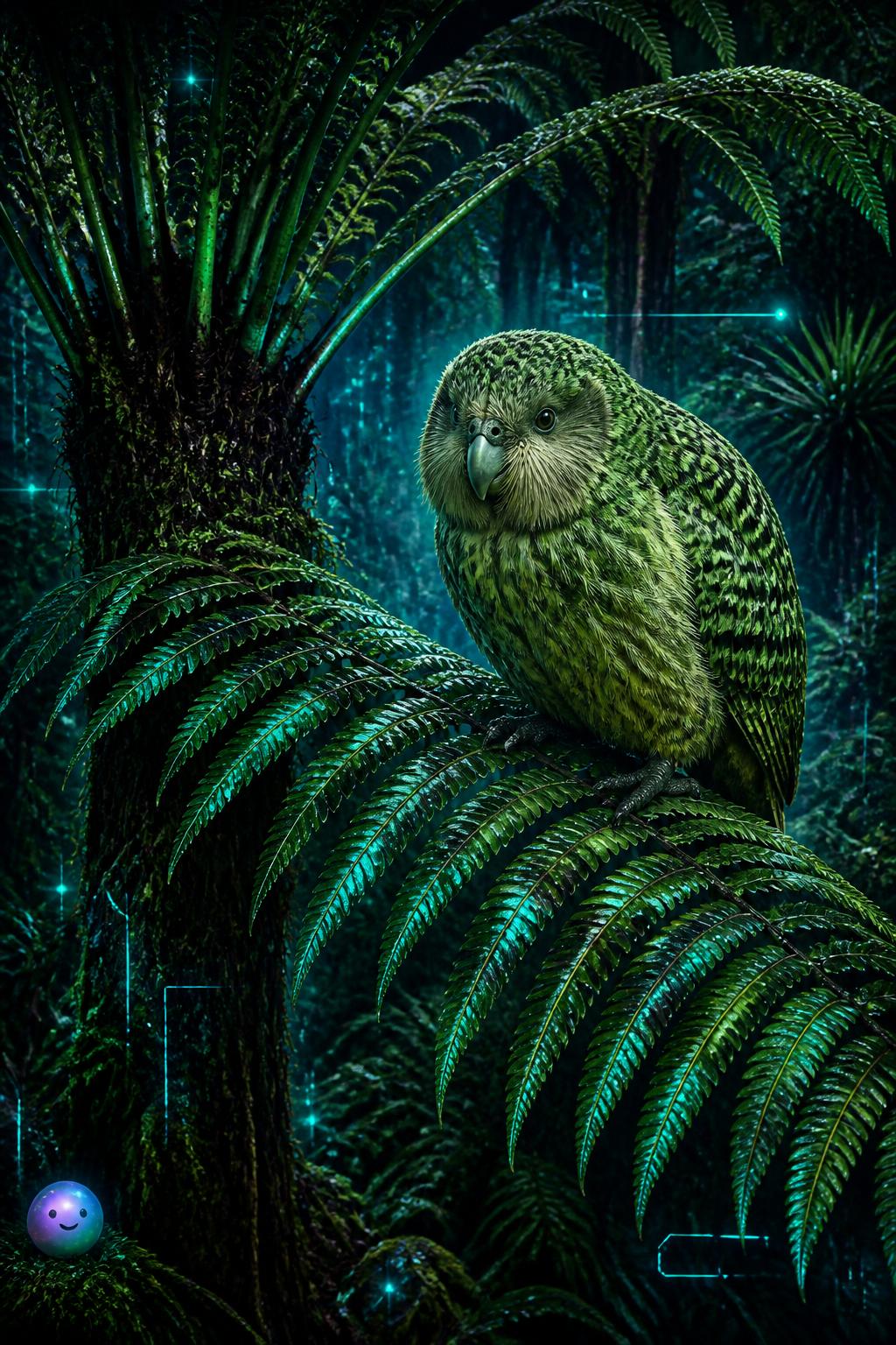 Le kākāpō, oiseau rare de Nouvelle-Zélande, star du projet mondial Phoenix.