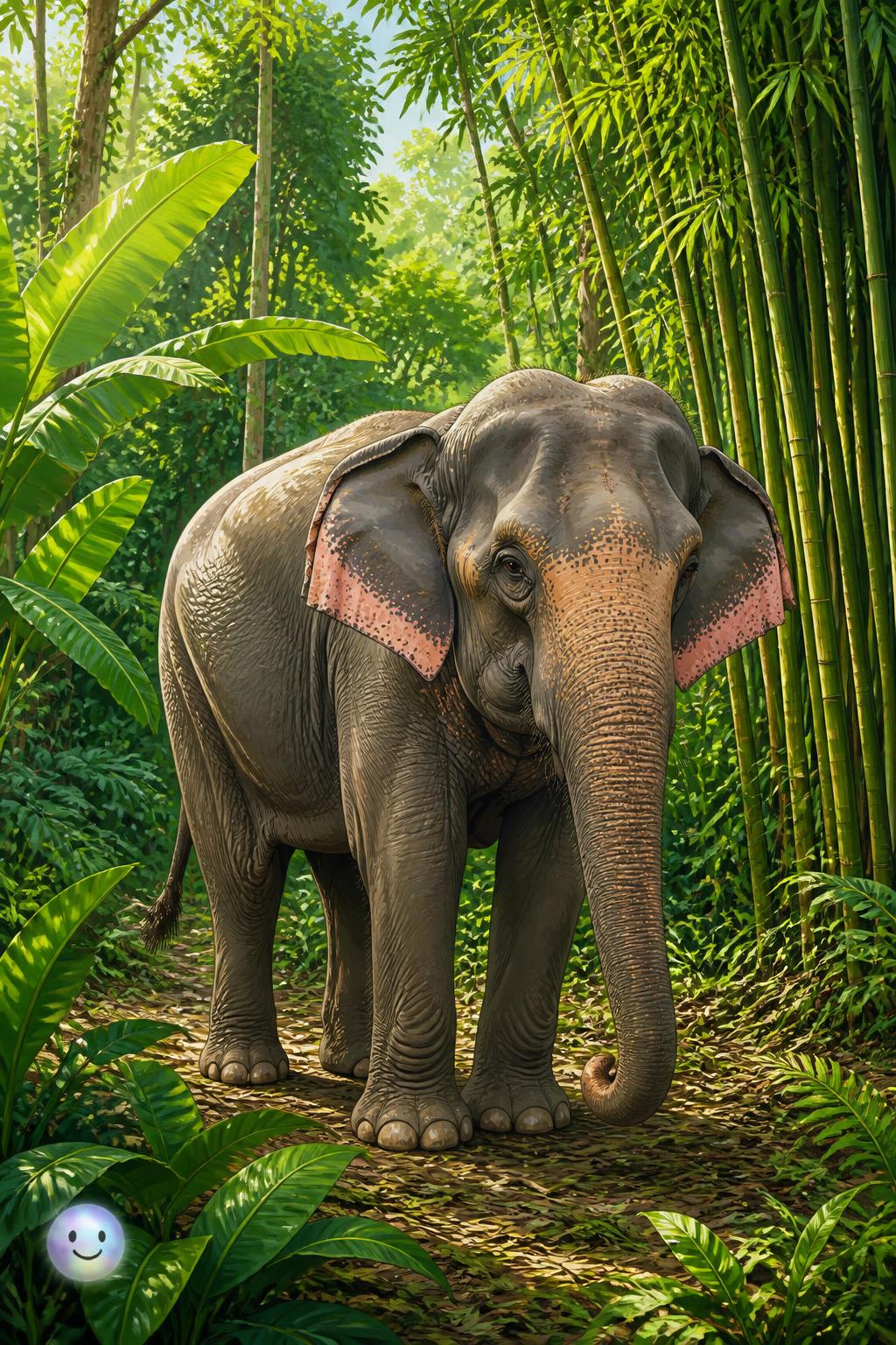 Elephants actually shape the paths of light that let jungle flowers bloom.