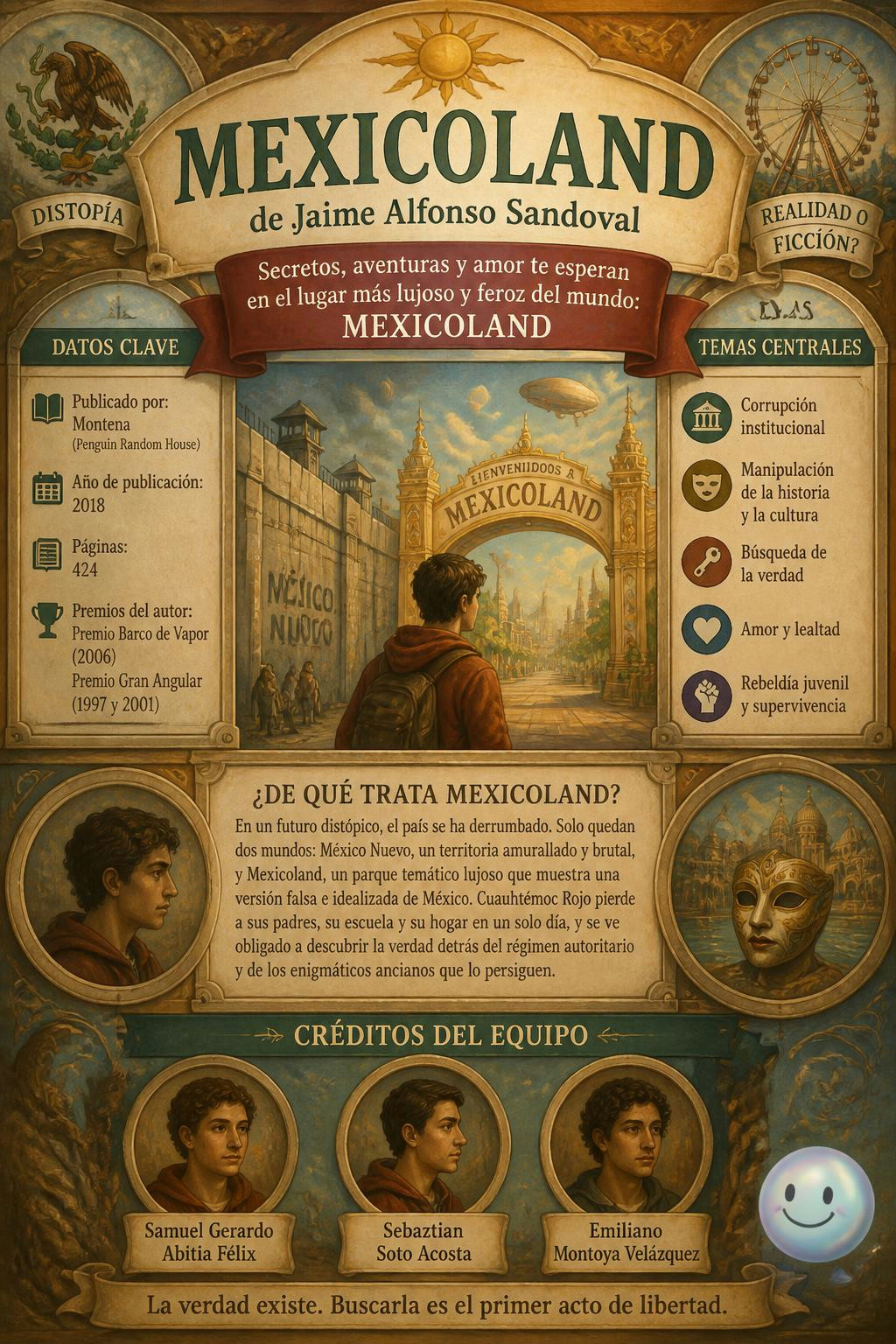 La novela Mexicoland de Jaime Alfonso Sandoval plantea una impactante advertencia para la sociedad.