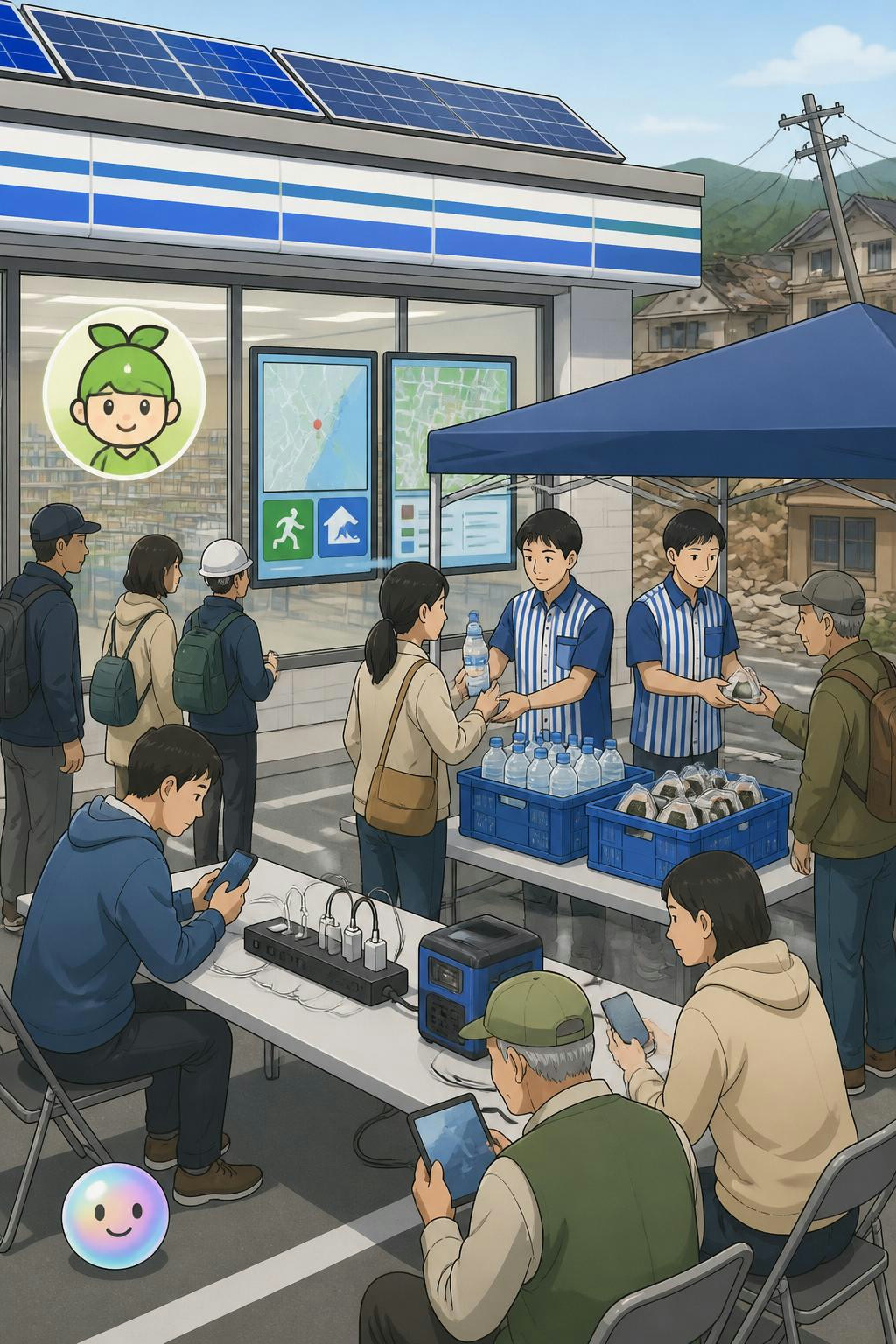 Los konbinis de Japón son refugios oficiales de auxilio tras un desastre.