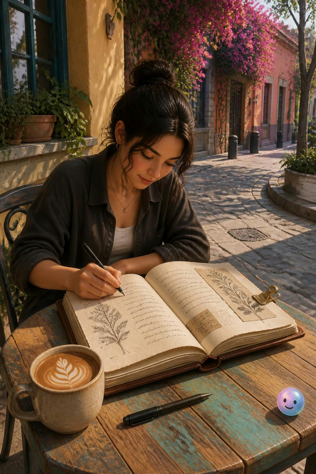 Writing by hand in a notebook actually helps your brain process complex ideas.