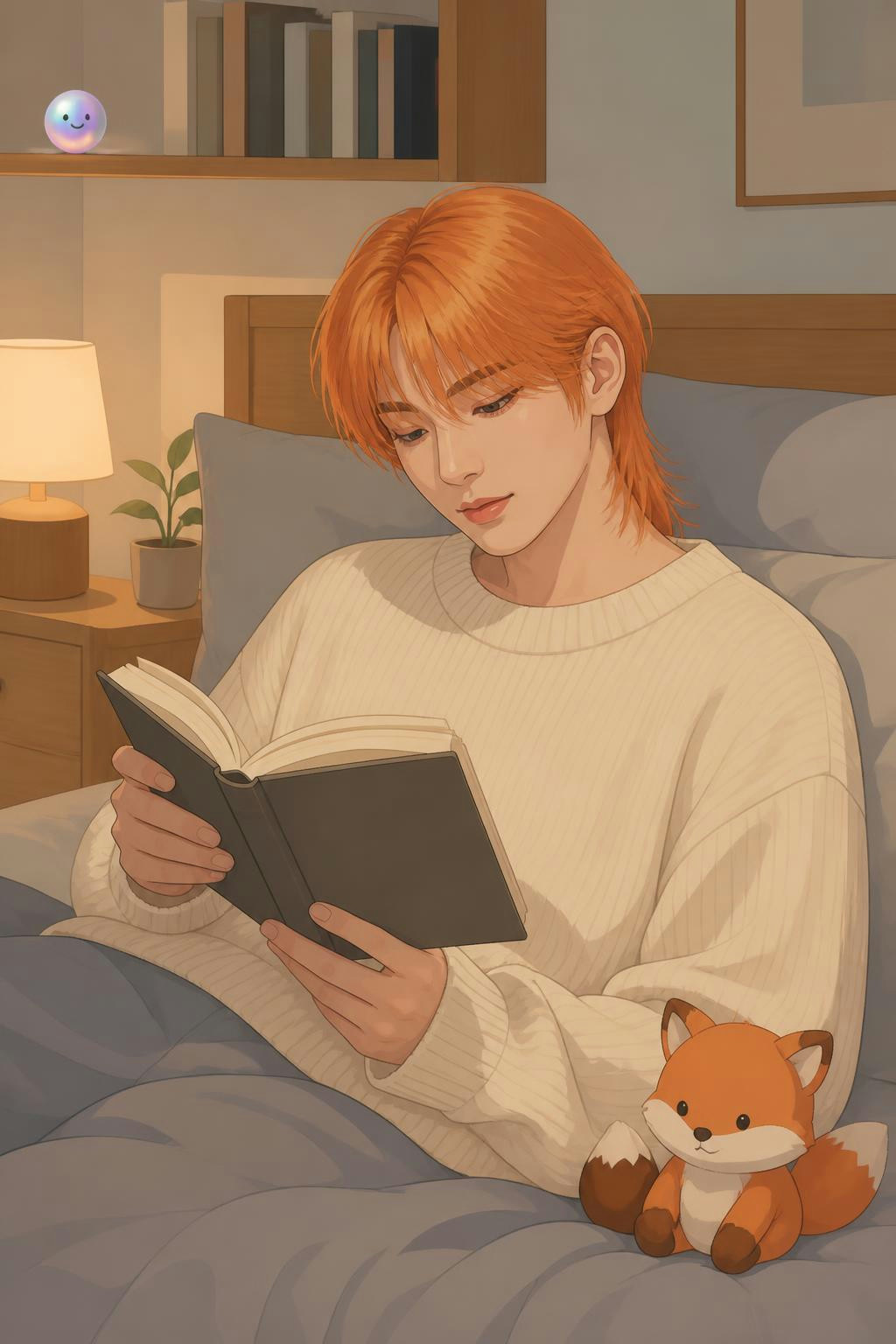 En su cuarto, Sunoo encuentra en la lectura el secreto de su gran carisma.