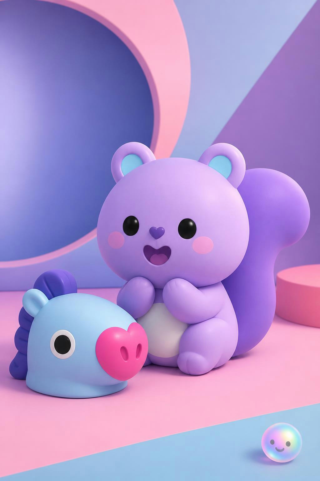 ¡Qué locura descubrir que Mang es en realidad una tierna ardilla violeta!