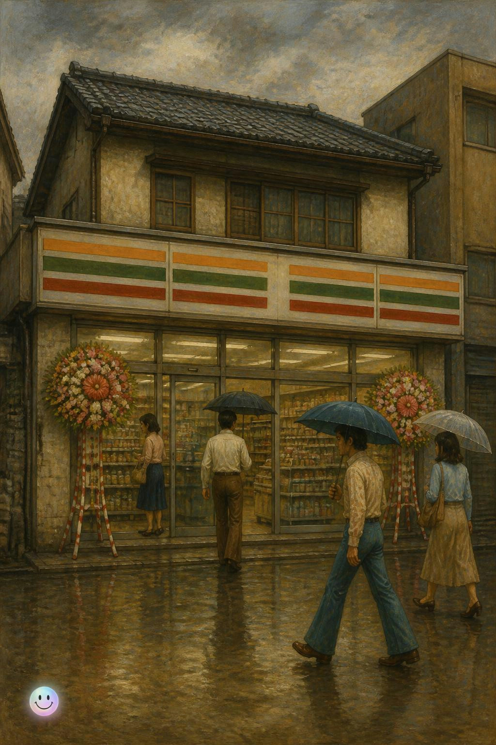 Esta modesta fachada de Tokio dio origen al imperio de los combinis en 1974.