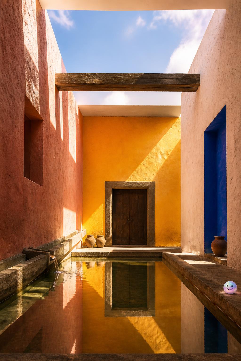 El agua de Luis Barragán nació de rústicos acueductos de madera de su niñez.