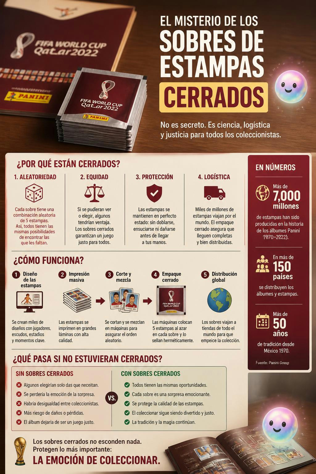El misterio de los sobres de estampas cerrados