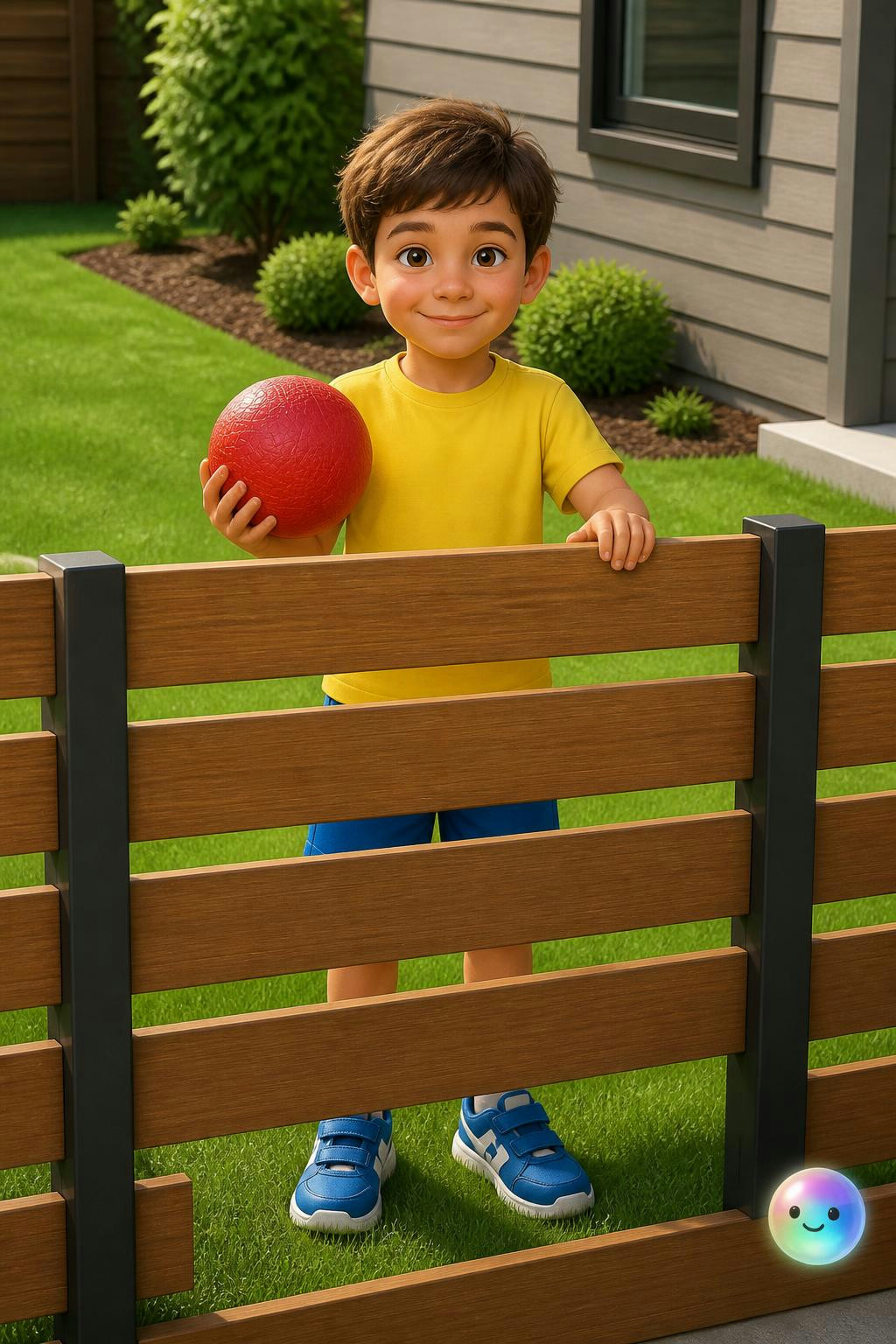 Just learned that fences actually give kids the security to explore more.