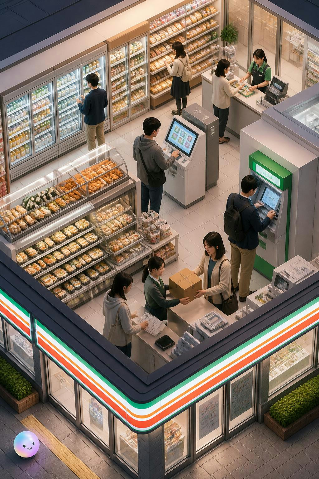 Los konbini japoneses funcionan como centros comunitarios.