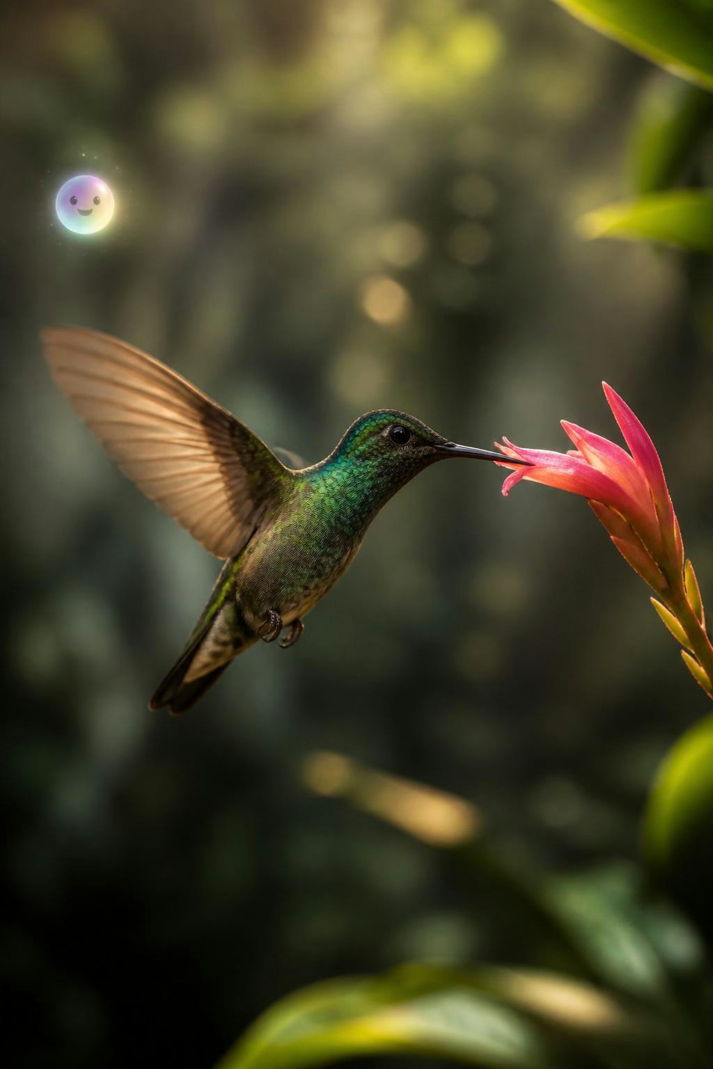 No sabía que los colibríes son las únicas aves que vuelan hacia atrás.
