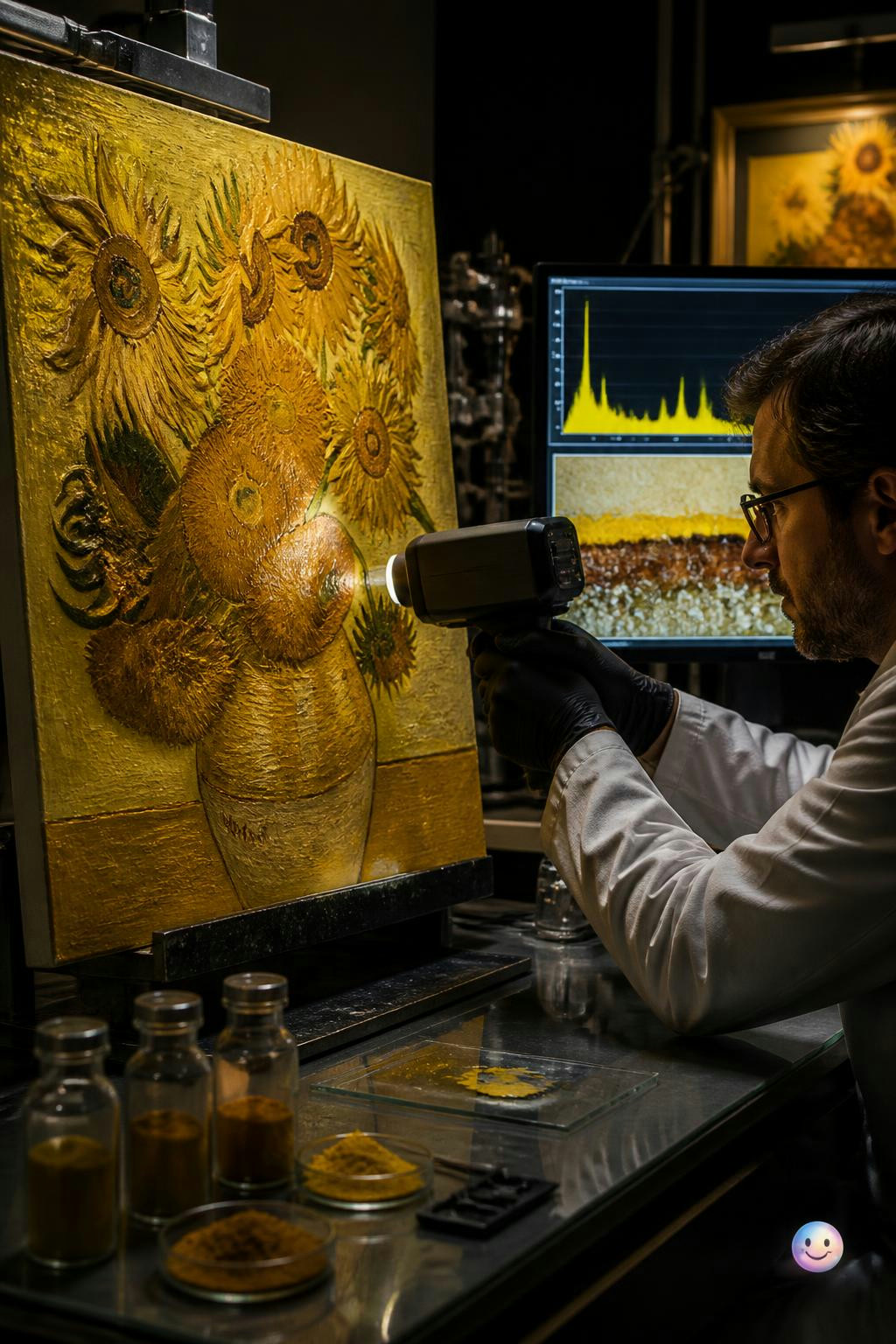 El amarillo de cromo de Van Gogh se vuelve marrón al reaccionar con la luz