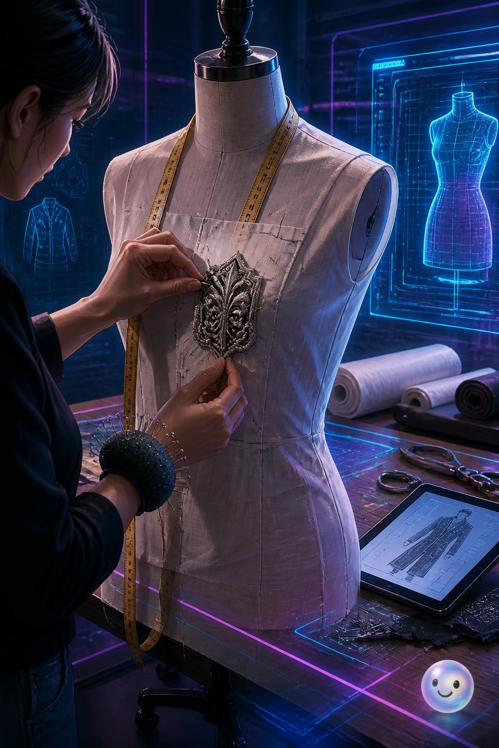 So that's how designers test where a pocket looks best on human curves.