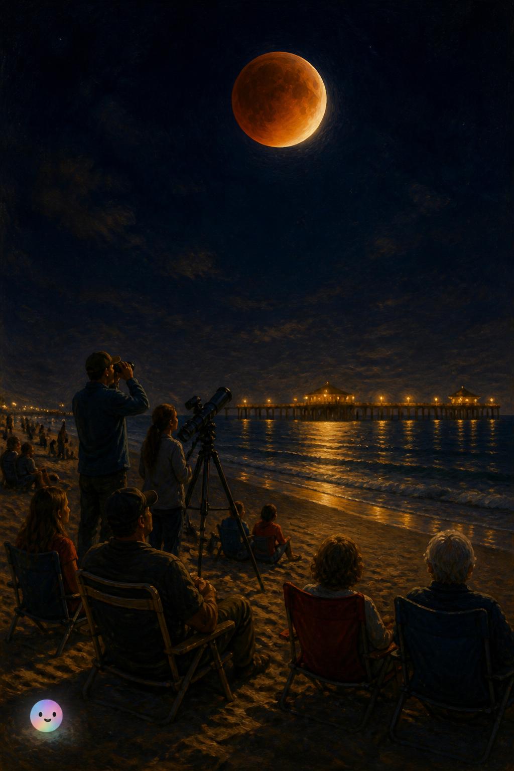 ¡Hoy brilla la Luna de Esturión con un eclipse de cobre!