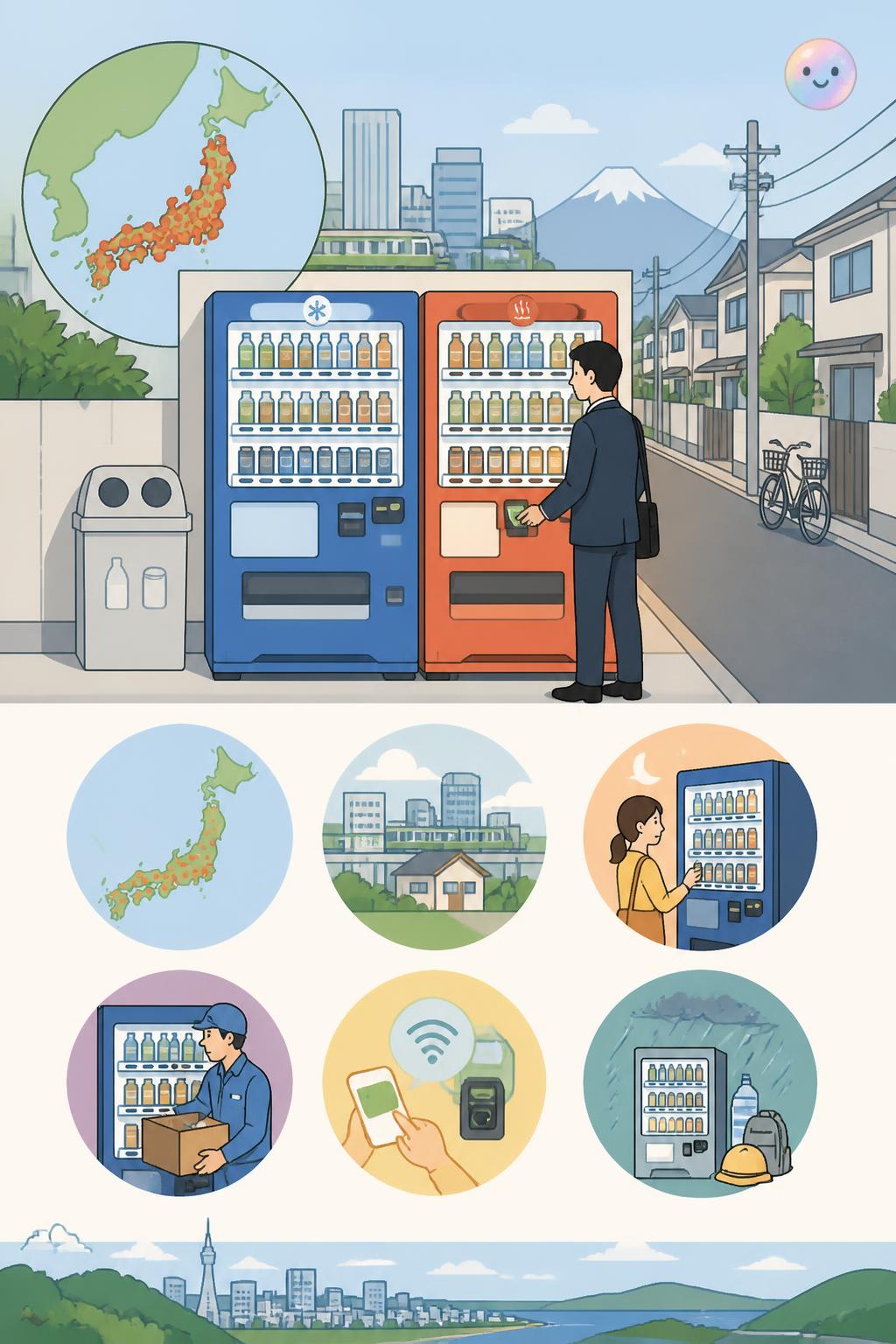 なぜ日本には世界一多い自動販売機があるのか