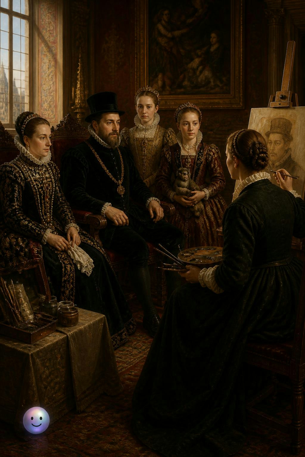 Una mujer en el Renacimiento logró ser la retratista oficial de Felipe II.