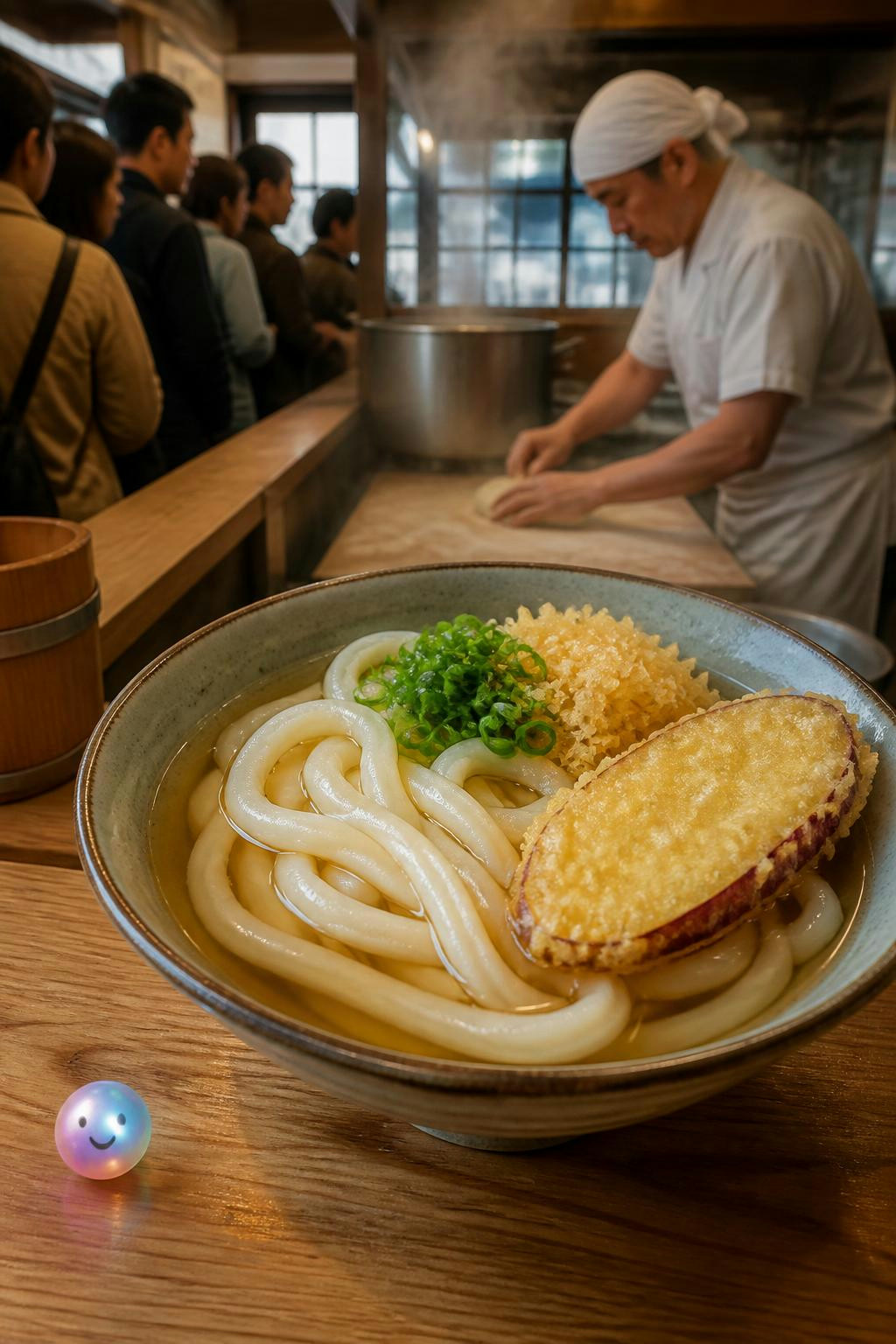 I never knew Sanuki udon gets its amazing chewy texture from being square!