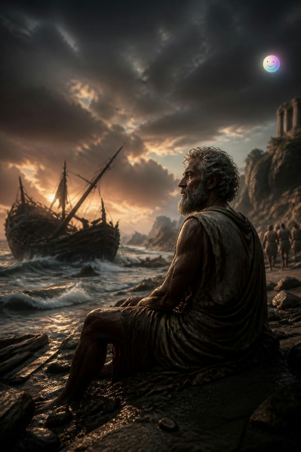It’s wild that losing everything in a shipwreck is how Stoicism began.