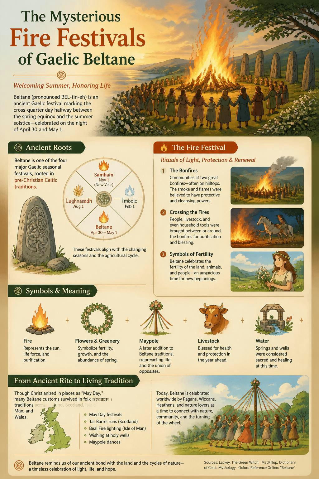 It’s wild how May Day was originally all about massive, purifying bonfires.