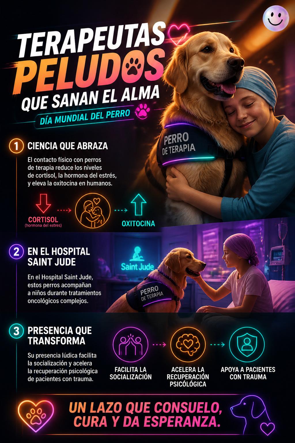 Terapeutas peludos que sanan el alma
