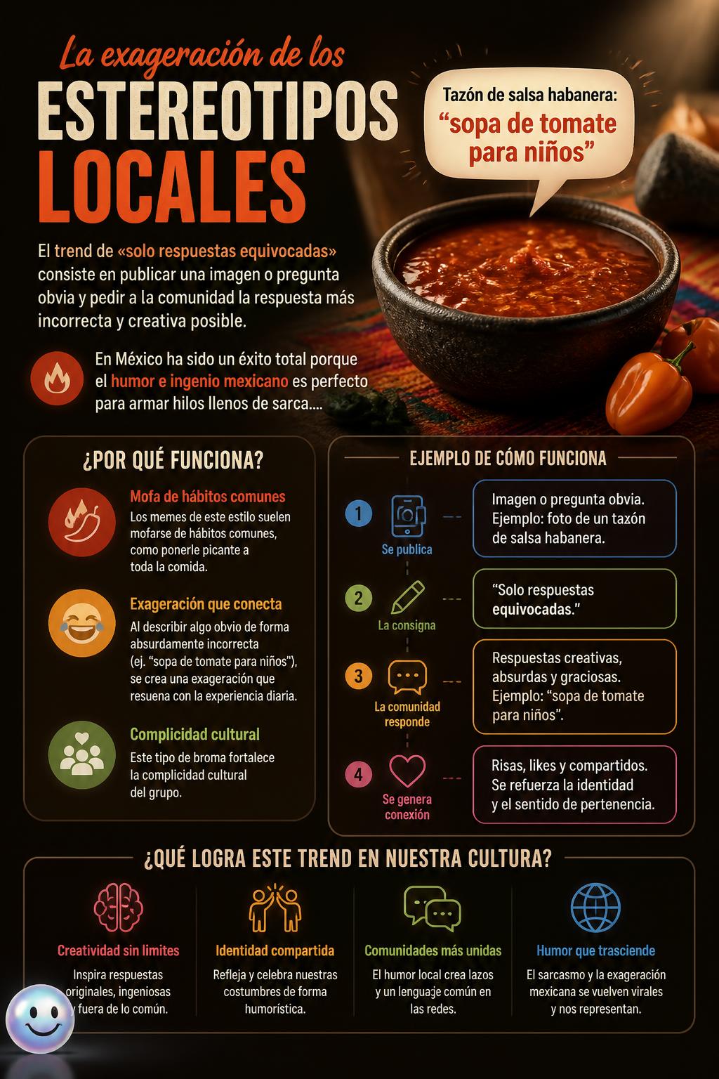 La exageración de los estereotipos locales