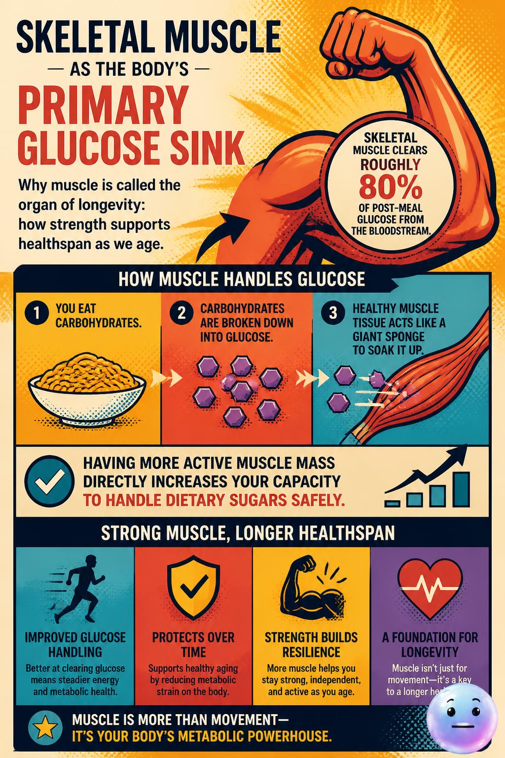 Skeletal muscle as the body's primary glucose sink