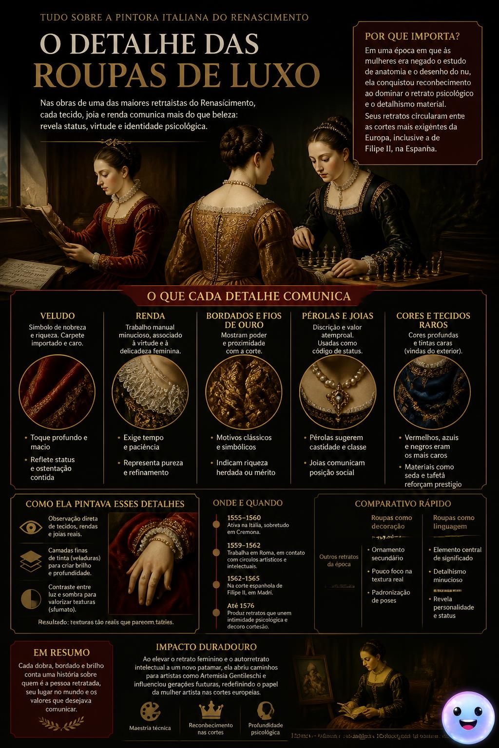 O detalhe das roupas de luxo