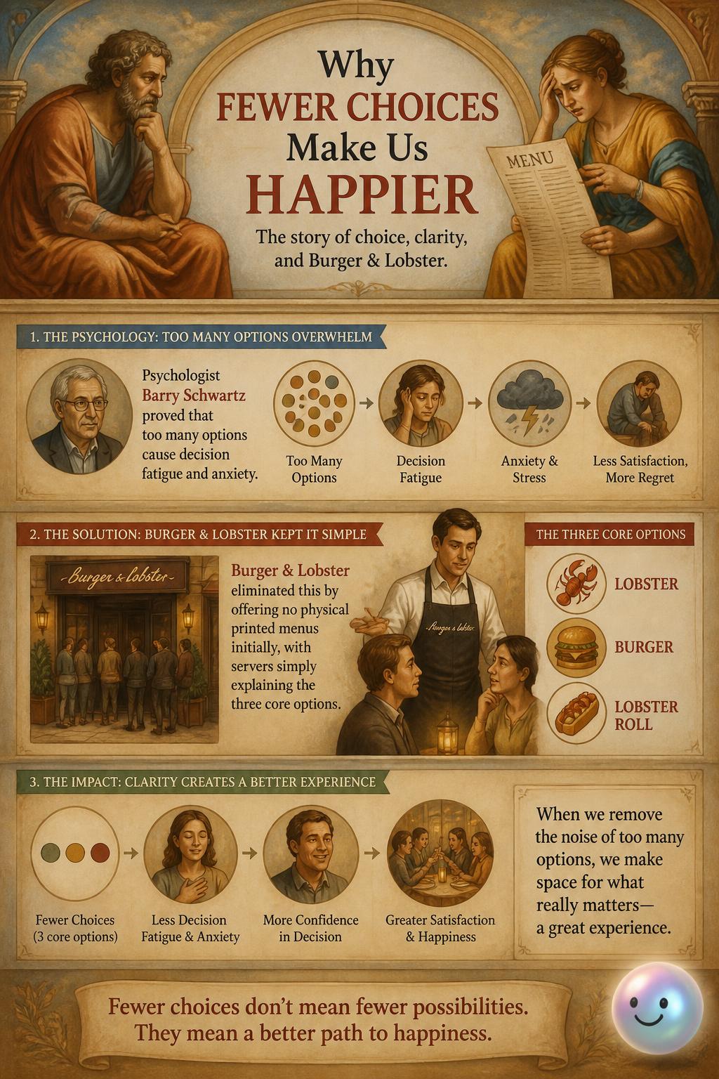 Why fewer choices make us happier