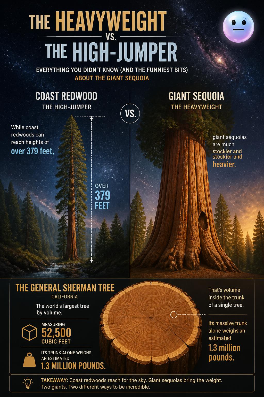 The heavyweight versus the high-jumper