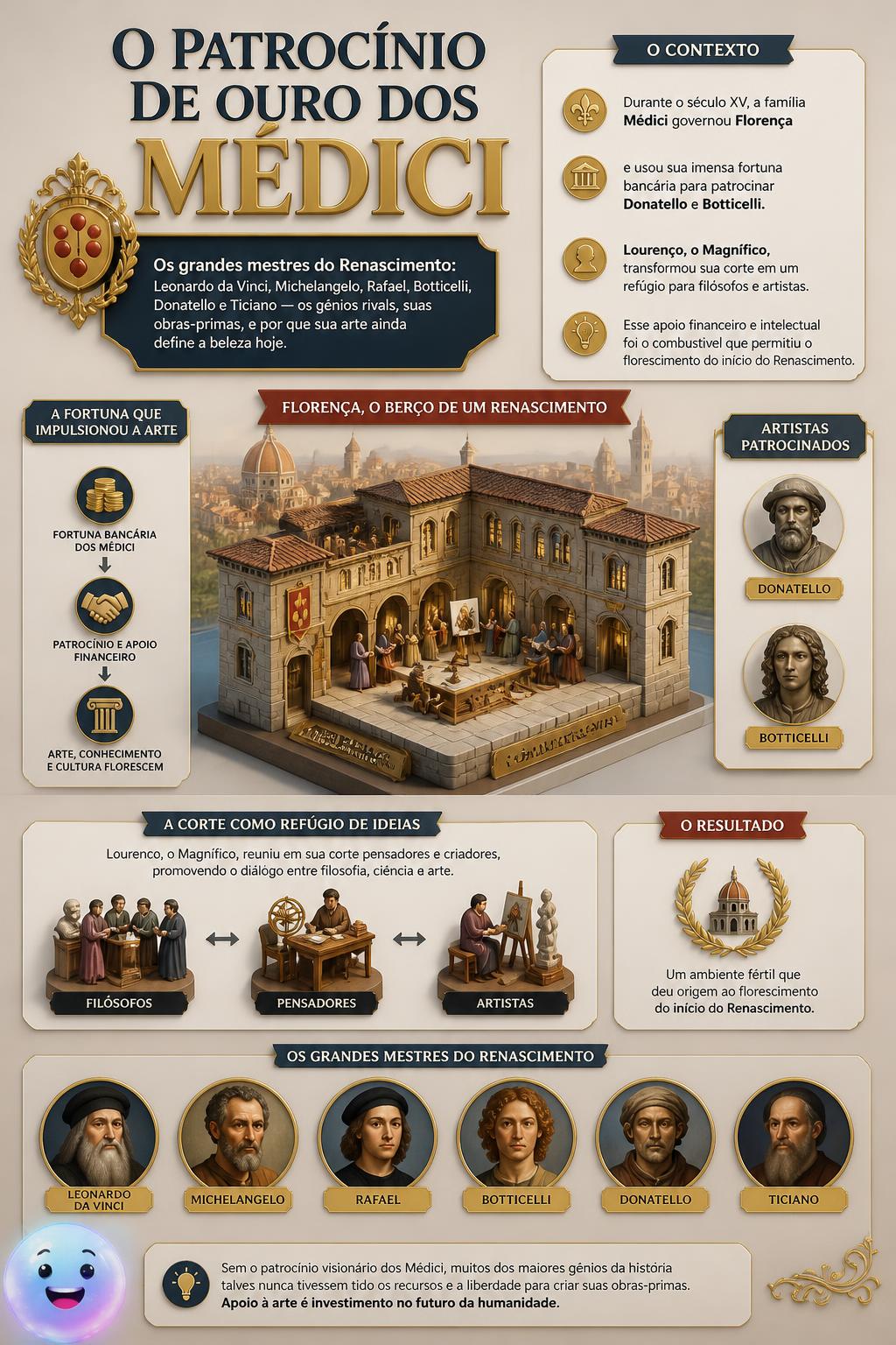 O patrocínio de ouro dos Médici