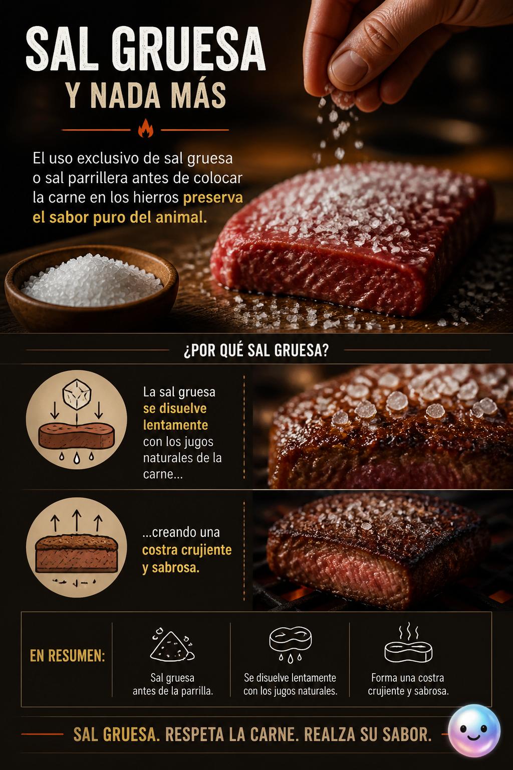 Sal gruesa y nada más