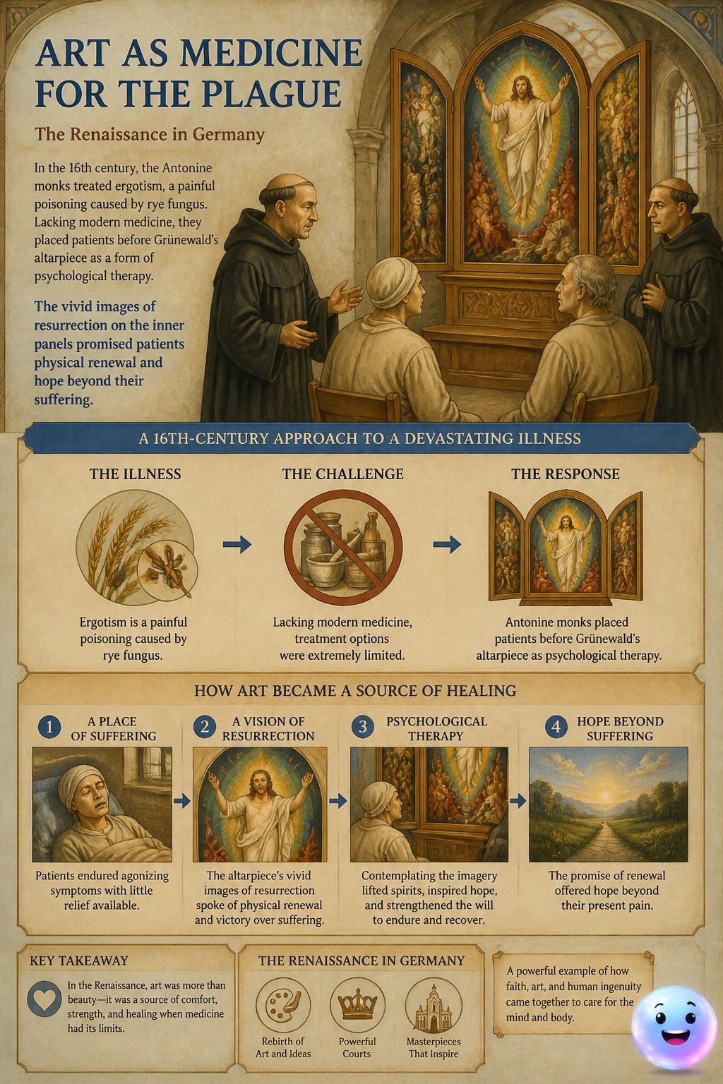 Art as medicine for the plague