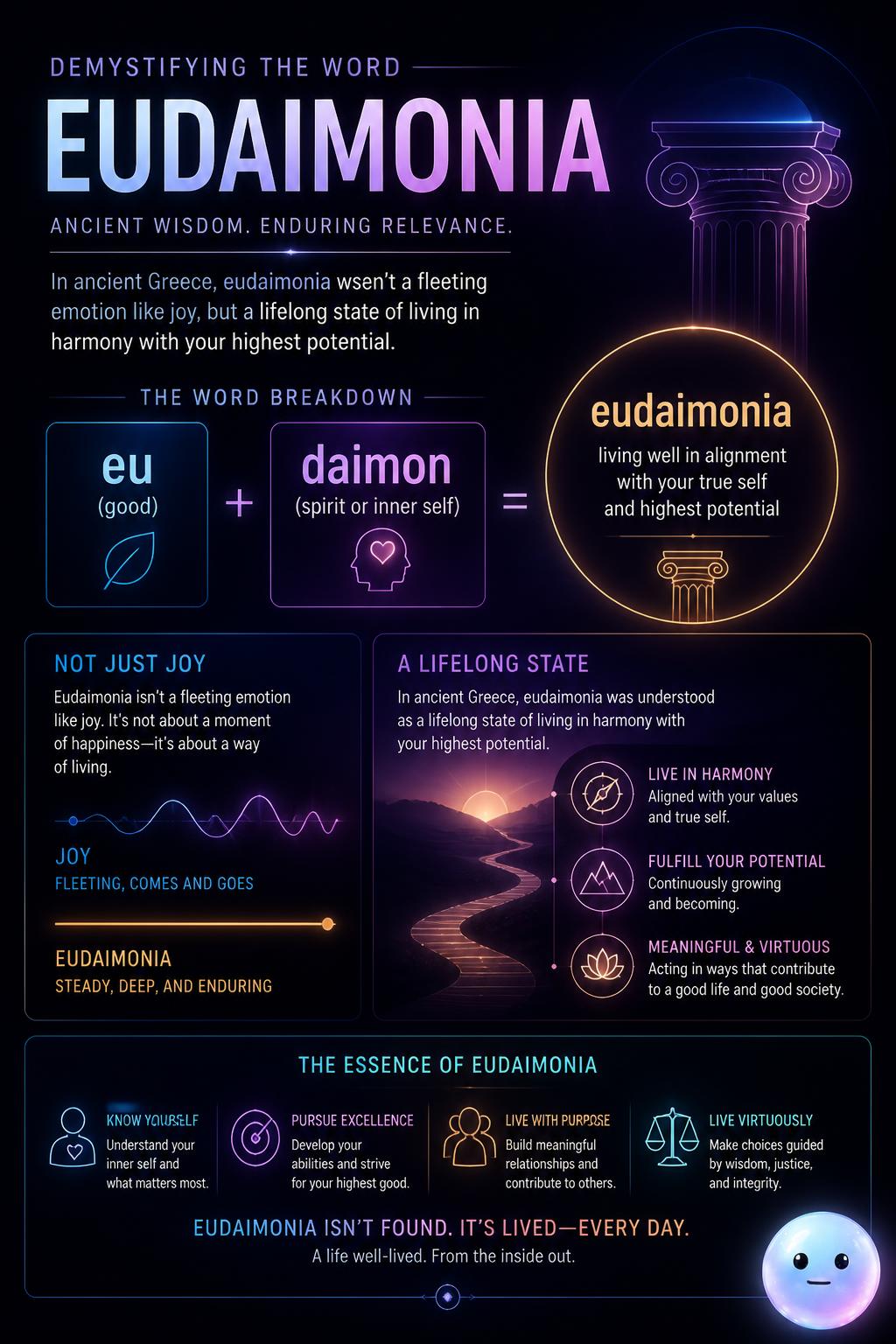 Demystifying the word eudaimonia