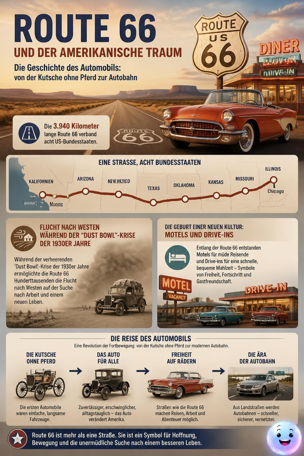 Route 66 und der amerikanische Traum